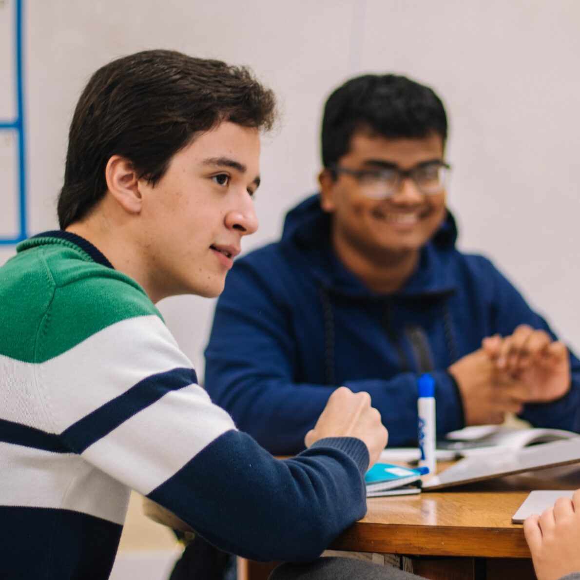 Photo of two male students - Prepped and Polished - Prepped for Admissions - Massachusetts